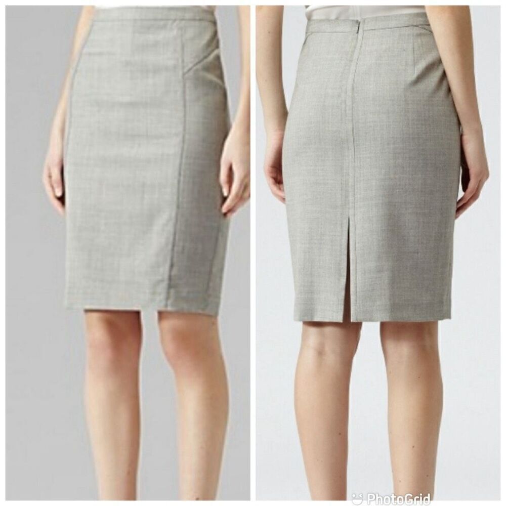 Reiss Luna Pencil Midi Skirt